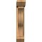 Ekena Millwork Funston Slat Smooth Bracket w/ Offset Brace, Western Red Cedar, 5 1/2"W x 20"D x 28"H BKT0604X20X28FST06SWR - alternate 3